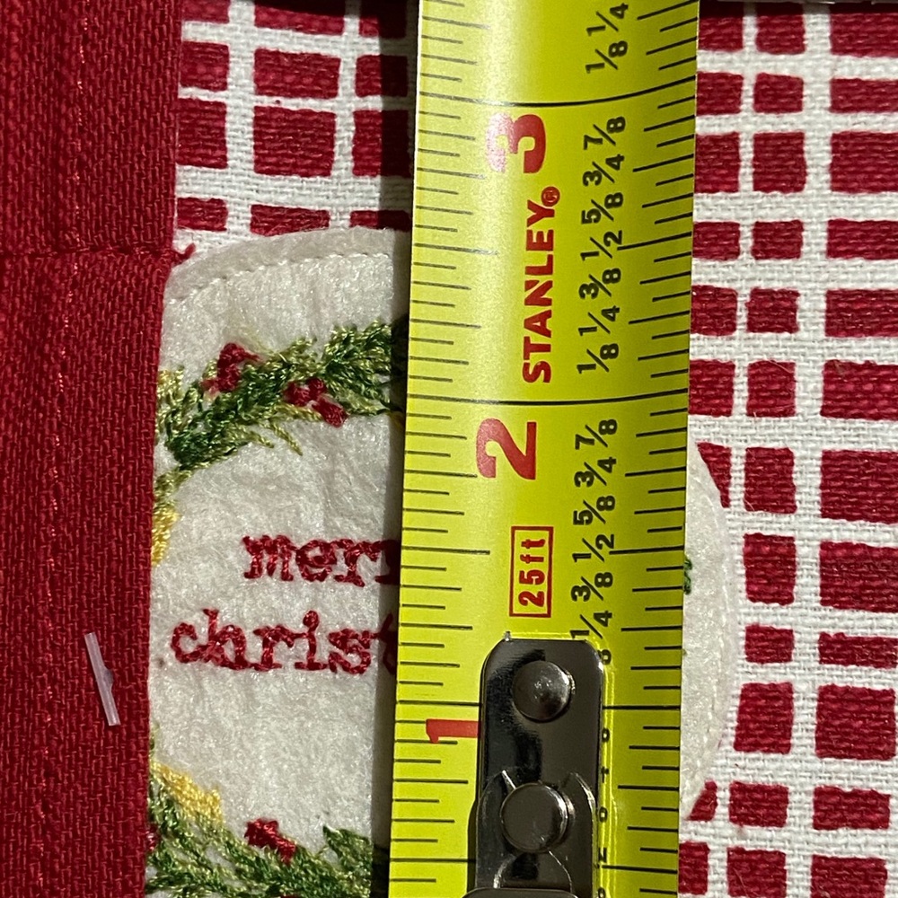 Advent Count Down to Christmas Table Runner. - Picture 8 of 8